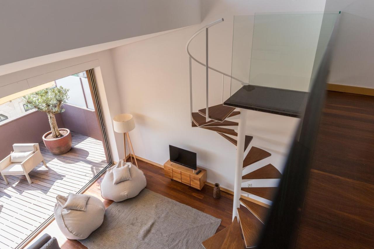 Ferienwohnung Sunny Loft In Downtown Porto With Private Parking Exterior foto